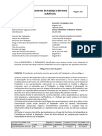 Contrato de Trabajo Indefinido MGN