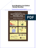 Full Ebook of Mathematical Modeling 2Nd Edition Sandip Banerjee Online PDF All Chapter