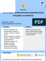 Retomada: Deslocamentos Populacionais Forçados Na América: Geografia