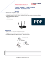 Redes de Computadores - Camada Acesso À Rede II - Redes Sem Fio