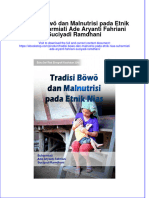 Full Download Tradisi Bowo Dan Malnutrisi Pada Etnik Nias Suharmiati Ade Aryanti Fahriani Suciyadi Ramdhani Online Full Chapter PDF