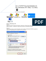 Como Configurar TCP Ip