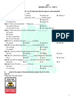 KET - Progress Review 1 - Test 2