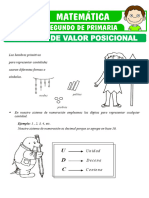 Tablero de Valor Posicional para Segundo de Primaria