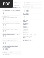 Soal Pola Bilangan Kelas 4