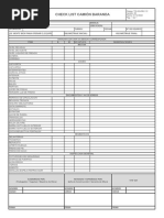 TG-SIG-RE-112 Check List Camion Baranda Ver. 00