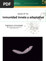 SESIÓN #01 Inmunidad Innata y Adaptativa