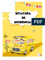 Bitacora de Incidencias