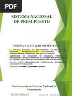 1 2 Sistema Nacional de Presupuesto Publico