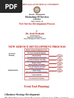 Marketing of Services: New Service Development Process