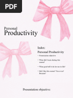 Personal Productivity