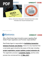 Real Estate Project Registration & Promoters Responsibilities