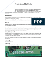Toyota Flasher Quick Start Guide