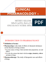 Introduction Clinical Pharmacology 1