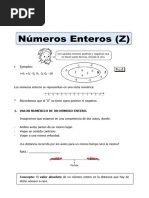 Números Enteros TALLER