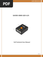 SAVEO-EMB-S2D Full Technical User Manual Rev 0.1