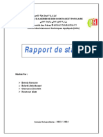 Rapport de Stage