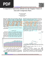 Competitive Operation Model For The Supply Chain of Aircraft Composite Parts