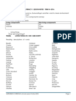 P - 3 Literacy I Lesson Notes Term Ii - 2016