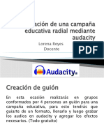 Edición de Una Camapaña Ecologica en Audacity