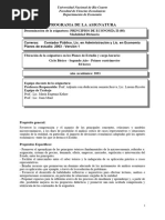 Programa 2021 Principios de Economa II Modalidad Distancia