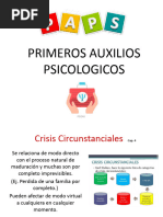 Crisis Ciscuntanciales - Primeros Auxilios Psicologicos - Pablo - PEIZAG