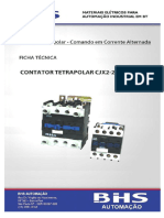 Catalogo Contator Tetrapolar Cjx2 Rev Agosto 18