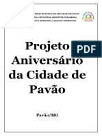 Projeto Aniversário Da Cidade