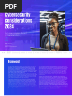 Cyber Considerations Report