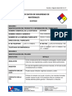 Hoja de Seguridad Ecoyeso