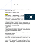 Caso Práctico de Auditoría de Recursos Humanos