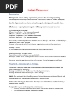 Fiche Strategic Management 2