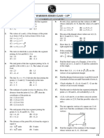 Coordinate Geometry - Practice Sheet PDF