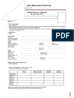 HRD-02 - 03 FORMULIR DATA PRIBADI (Staff) New