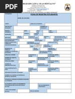 Ficha Actualización de Datos Estudiantes 2024-2025