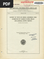 Report of Tests On Shock Absorber Cord Submitted by Various Flying Fields and General Supply Depots (30 Otober 1920)