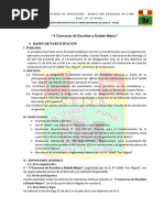 Bases Del V Concurso de Escoltas y Estado Mayor