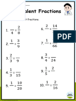 Grade 5 Equivalent Fractions Worksheet