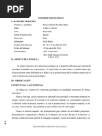 Informe Psicológico - Franco Vf. REVISION 1