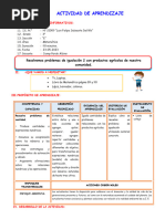 SESION 4 MATEMÁTICA-Resolvemos Problemas de Igualación 2 Con Productos Agrícolas de Nuestra Comunidad.