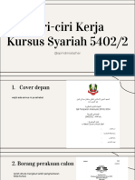 Kerja Kursus Syariah