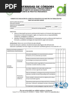 Formato Evaluación Docente 2021 Universidad de Córdoba