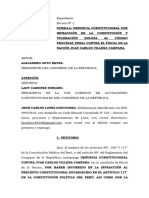 Denuncia Constitucional Contra El Fiscal de La Nación