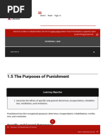 1.5 The Purposes of Punishment - Criminal Law