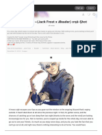 Wἶղէεɾlօղց ~ (Jack Frost x ℛeader) oຖē-Şhot Quote - 1680571093237