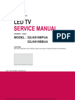 LG 32LK610BPUA Chassis LA84J Service Manual