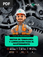 Brochure Gestor en Tribología y Lubricación para El Mantenimiento