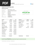 March Payslip