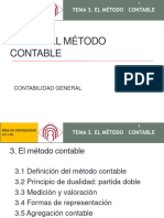 Tema 3. El Método Contable