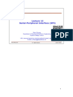 Lecture 12 - Serial Peripheral Interfacing